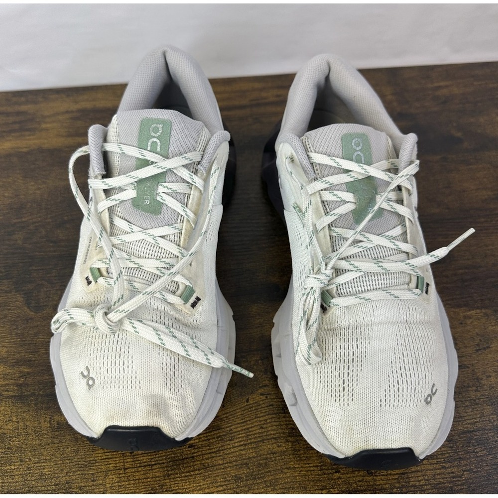 On Cloudflyer 5 White Pebble Mens Running Shoes Size 9 Gym Athletic Stability - Picture 12 of 16